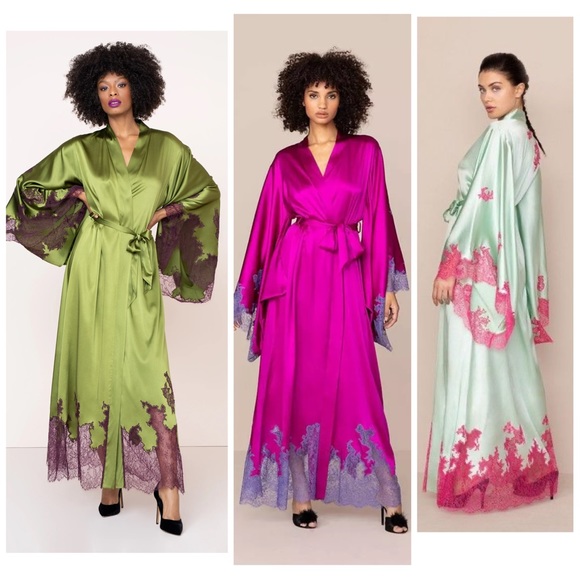 New! Rare AGENT PROVOCATEUR Elizabelle Silk Gown - Picture 3 of 16